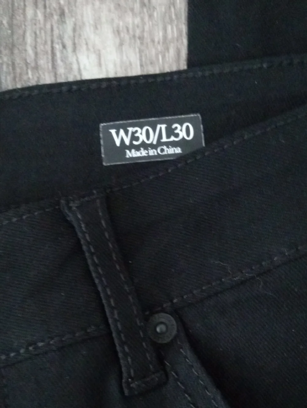 Scott James Black Straight Leg Jeans